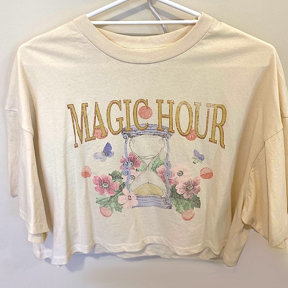 Cropped Boyfriend Tee Cotton 